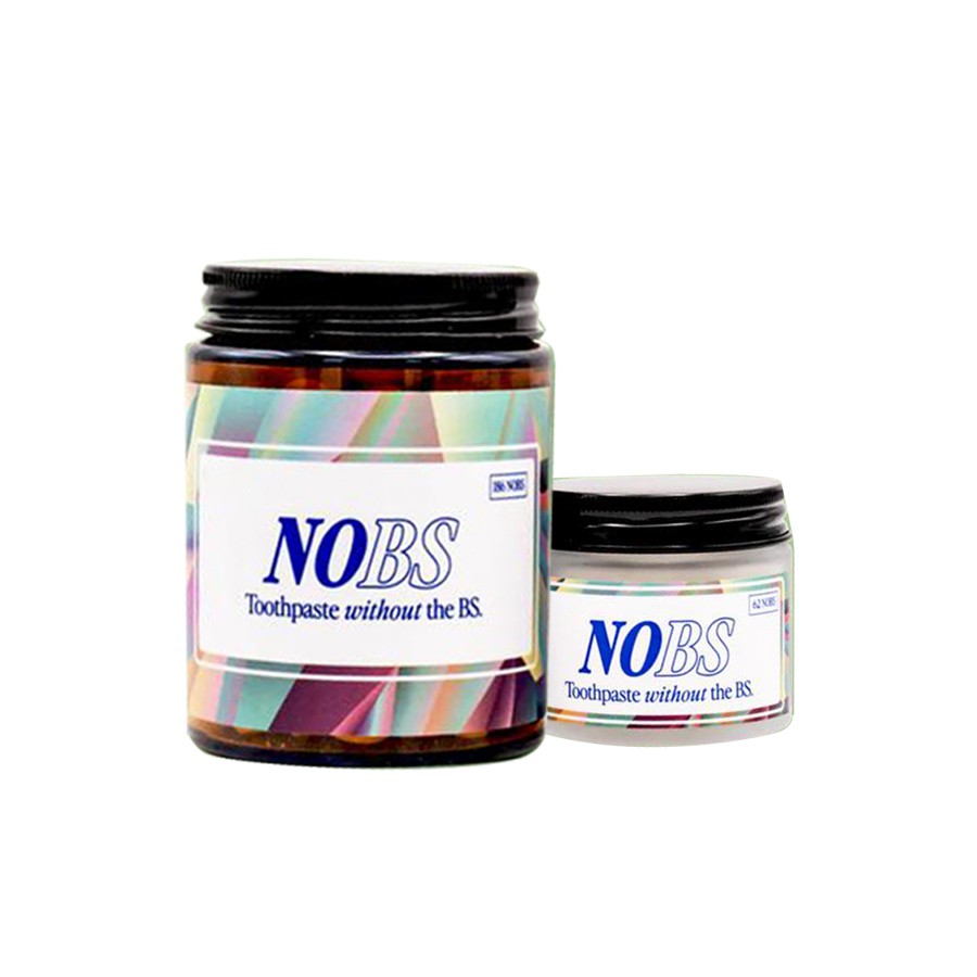 Dentifricio naturale NOBS: puro pulito, senza sciocchezze