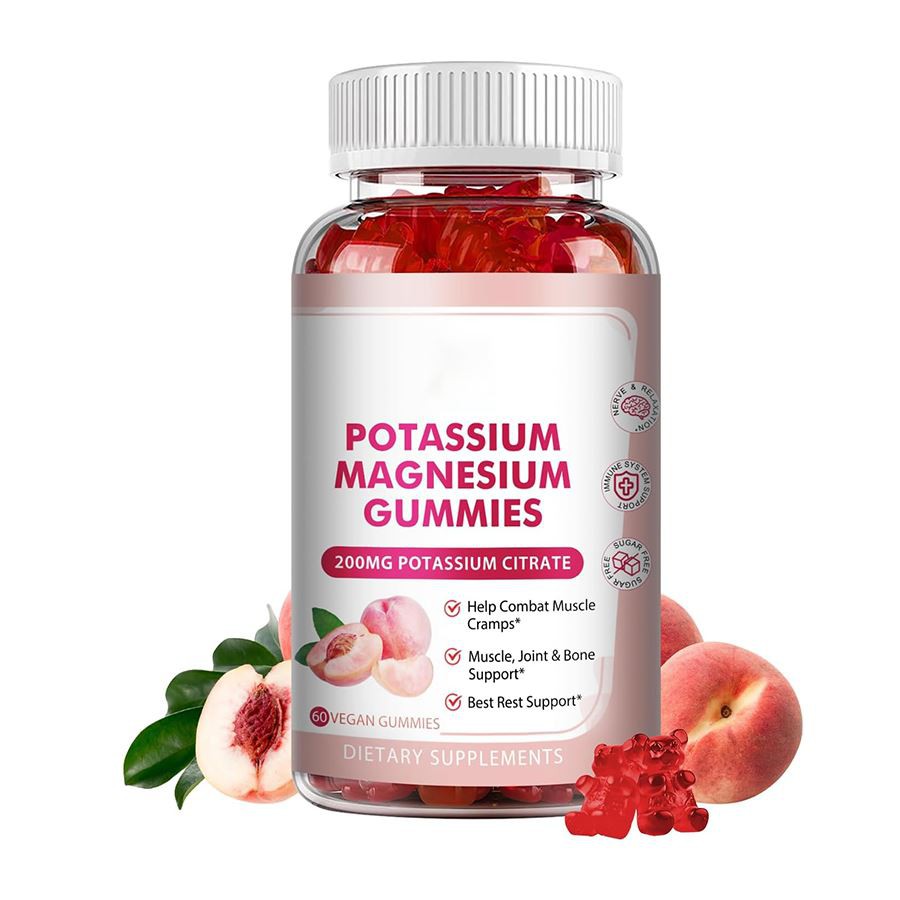 Gummie di magnesio di potassio: formula avanzata per muscoli, ossa e benessere del corpo totale