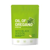 Olio di origano con olio di semi neri