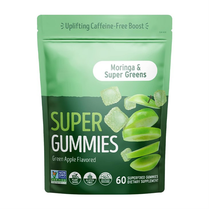 Supergummies Gummies a base vegetale ricchi di nutrienti per la vitalità quotidiana