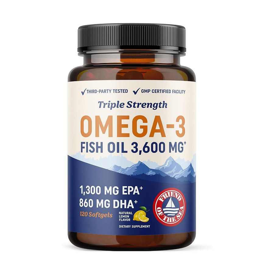 Olio di pesce Omega 3 a tripla potenza